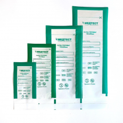 МЕДТЕСТ   Крафт пакет  с прозрачной стороной  ЗЕЛЕНЫЙ  (100шт)  60х100мм