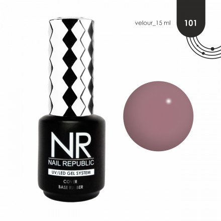 NAIL REPUBLIC   База камуфлирующая   10мл   Base VELOUR   #101  15мл