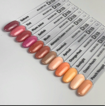 DIVA   Гель для моделирования  30мл  Builder gel   HAZELNUT