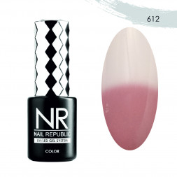 NAIL REPUBLIC   Гель-лак термо   10мл   Thermo Color Nude   #612