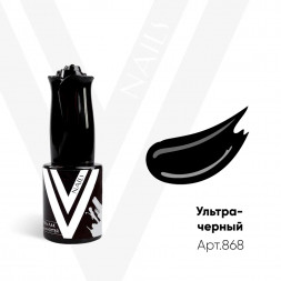 VOGUE NAILS   Гель-лак  10мл  УЛЬТРА-ЧЕРНЫЙ