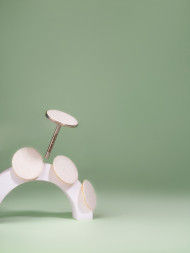 ALGEBRA BEAUTY   SOFT WHITE   Тонкие   M (20мм)   #150   (50шт)   Сменные файлы  для педикюрного диска без подложки