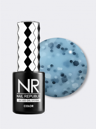 NAIL REPUBLIC   Гель-лак с вкраплениями   10мл   Stone Crumb   #705