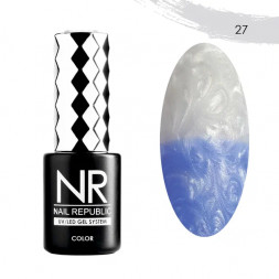 NAIL REPUBLIC   Гель-лак термо   10мл   Thermo Color Pearl   #027