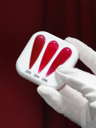 NAIL REPUBLIC   Gel RED, AND?   #285   15г   Гель  для моделирования средне-жидкий цветной