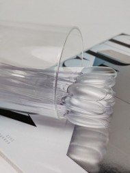 Типсы на кольце прозрачные   12см   50шт   ОВАЛ