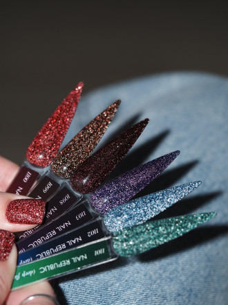 NAIL REPUBLIC   #1101 Deep Flash   10мл   Гель-лак светоотражающий