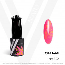 VOGUE NAILS   Гель-лак неоновый с шестигранниками  10мл  ХУБА БУБА