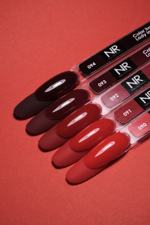 NAIL REPUBLIC   База цветная   10мл   Base LADY IN RED   #90