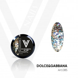 VOGUE NAILS   Гель-лак с блестками  5мл (банка)  DOLCE GABBANA