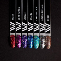 VOGUE NAILS   Гель-лак с блестками  5мл (банка)  DOLCE GABBANA