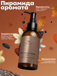 MANITA   Body&amp;Hand Cream TOBACCO,VANILLA,SAFFRON   150мл   Крем для рук и тела