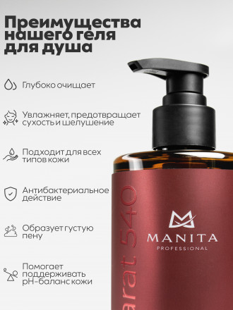 MANITA   Gel BACCARAT 540   460мл   Гель для душа парфюмированный